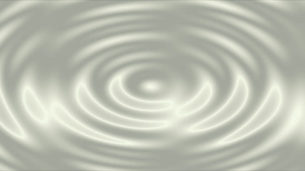 Abstract Ripples on a Smooth White Liquid Surface