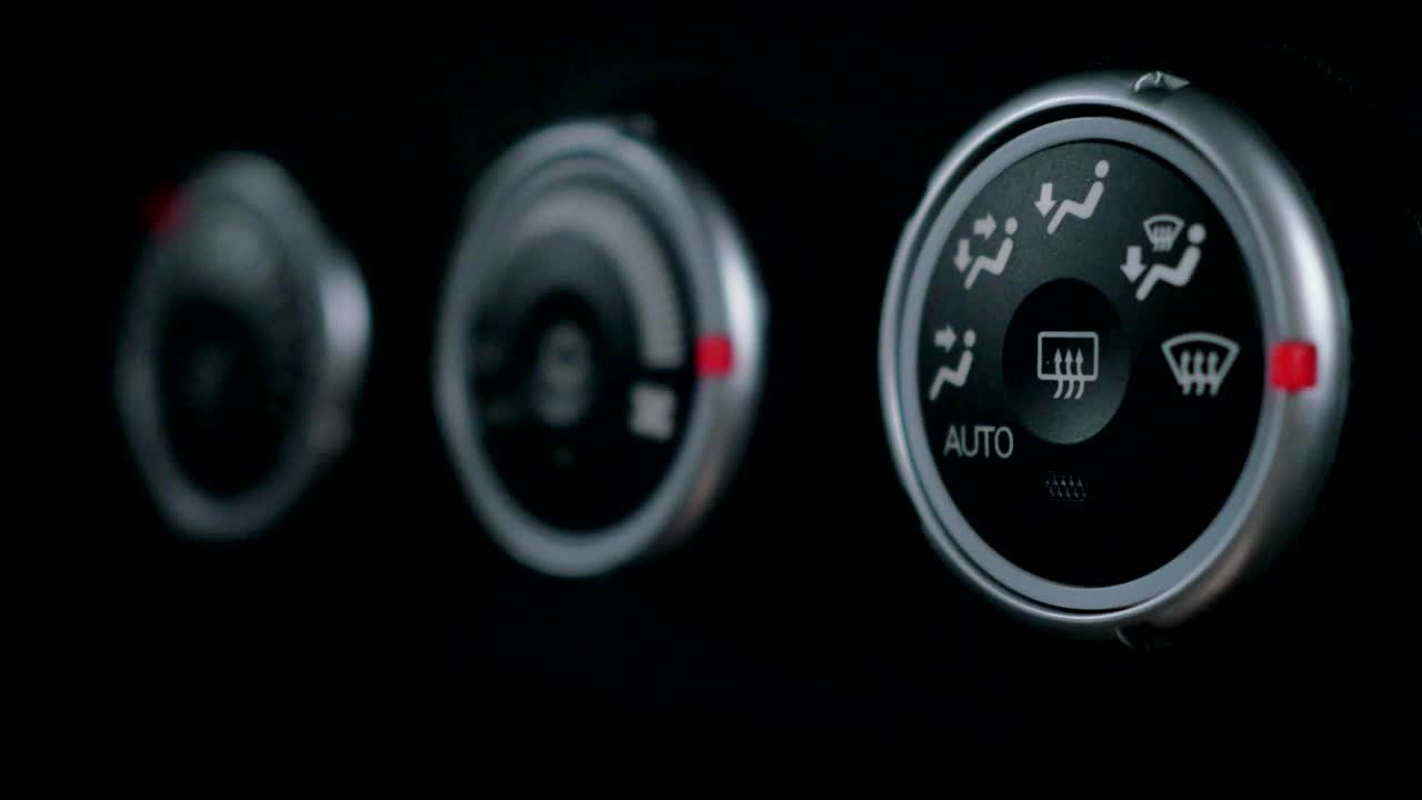 수동 스위치, 에어컨 조절, 온도, 자동차의 손잡이