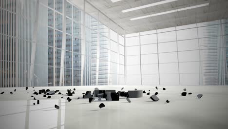 pound sign falling in office