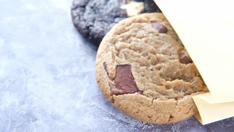 galletas con trozos de chocolate