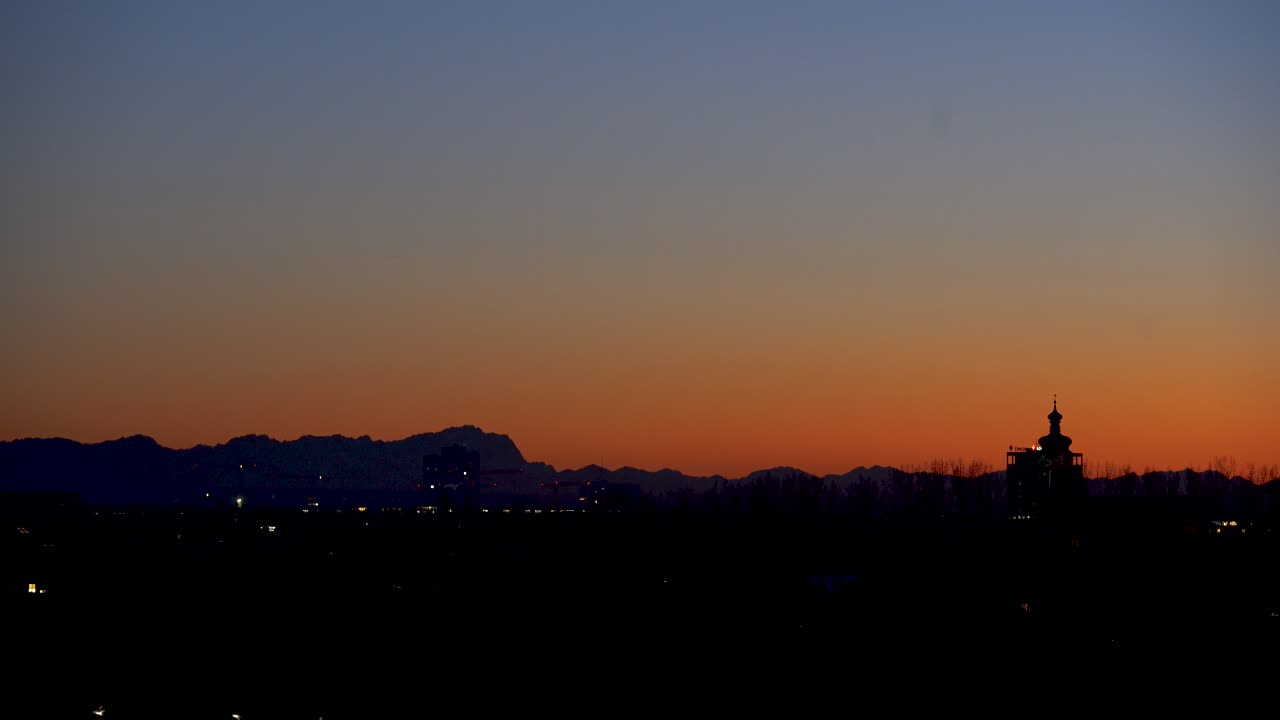 뮌헨 시내에서 본 독일 알프스의 놀라운 전망