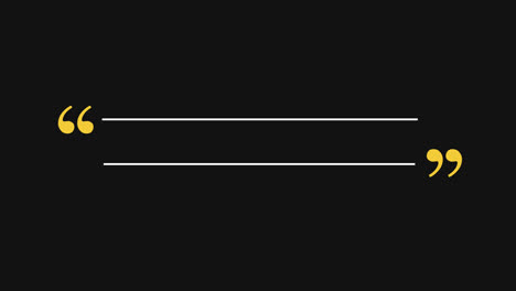 Texto-Cita-Signo-Color-Amarillo-Marco-Movimiento-Gráfico-Video-Fondo-Transparente-Con-Canal-Alfa-Prores-4444