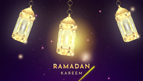 las linternas de ramadán kareem