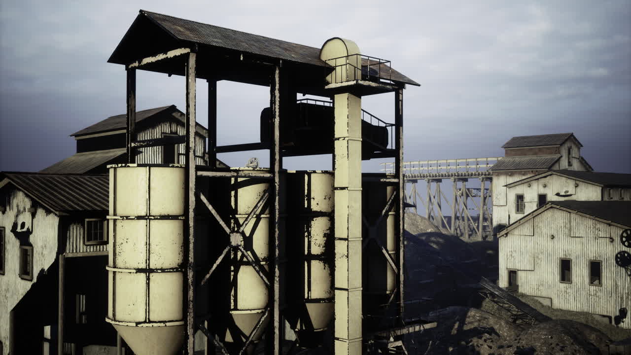 버려진 광산 공장