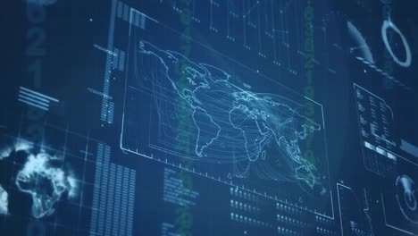 animation of scope scanning over financial data processing