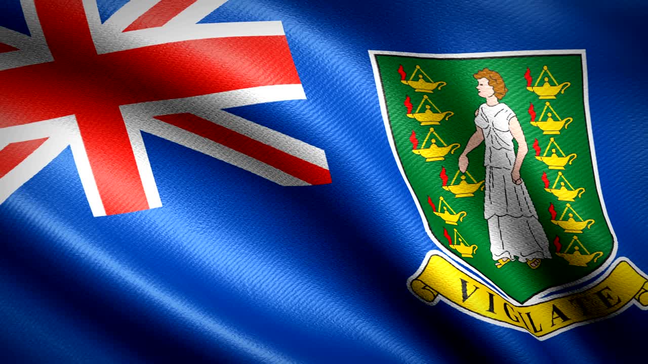 영국령 버진 아일랜드의 발: 4k 고해상도 영상