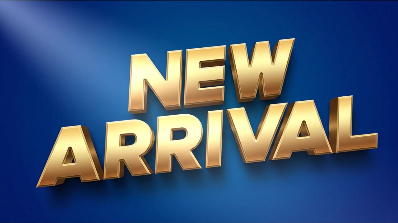 New Arrival Promotional Text Animation With Modern Typography and Dynamic Light Rays