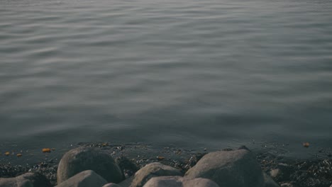 Ripples in the sea. Near Middelfart, Denmark