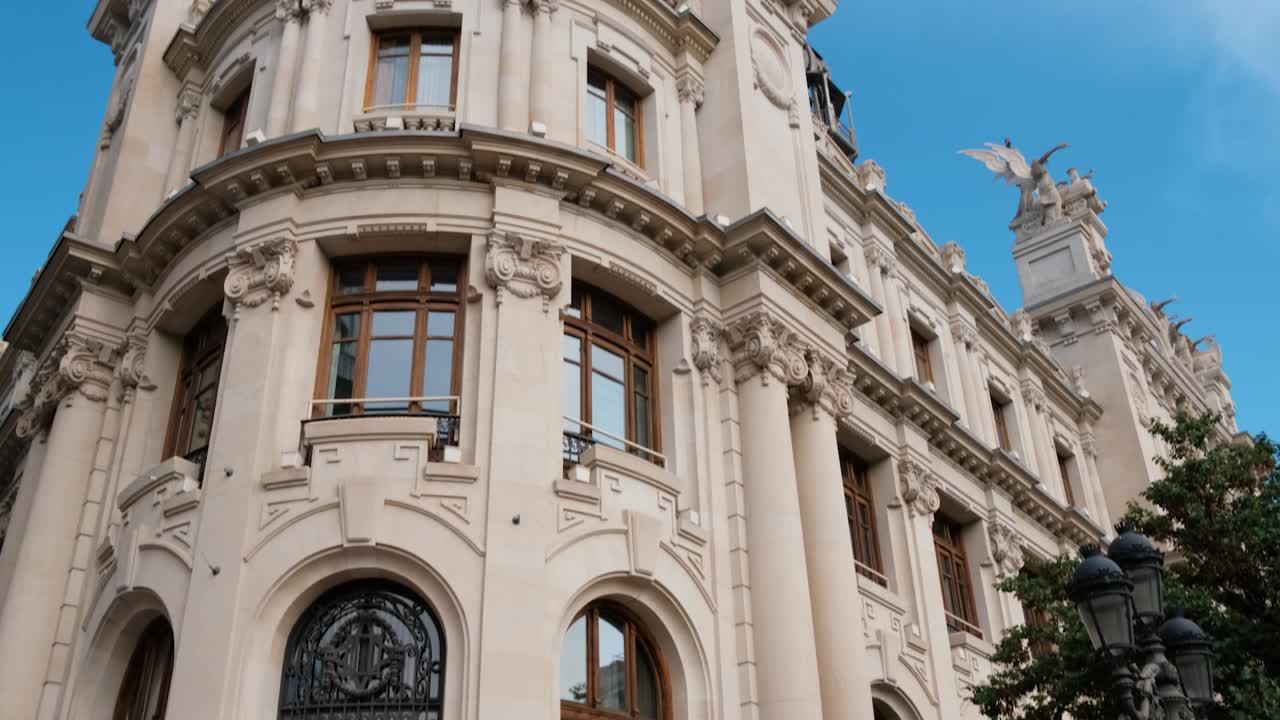 foto reveladora del centro de la ciudad de valencia