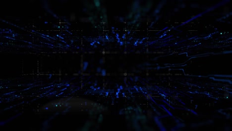 4k network digital hi-tech tehnology loop background