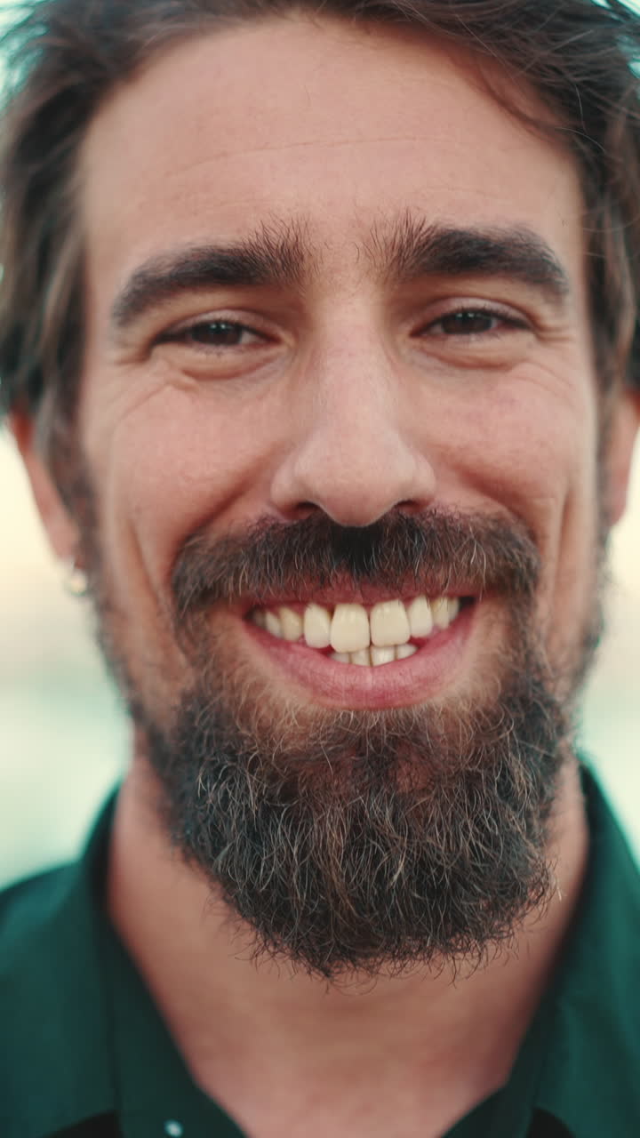 Portrait of a man with a beard