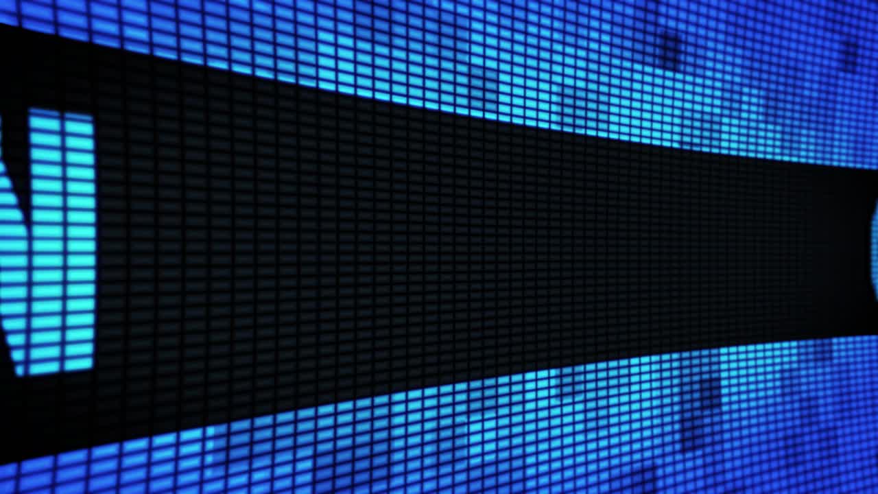 Electronic Display Showing the Word "ENHANCE"