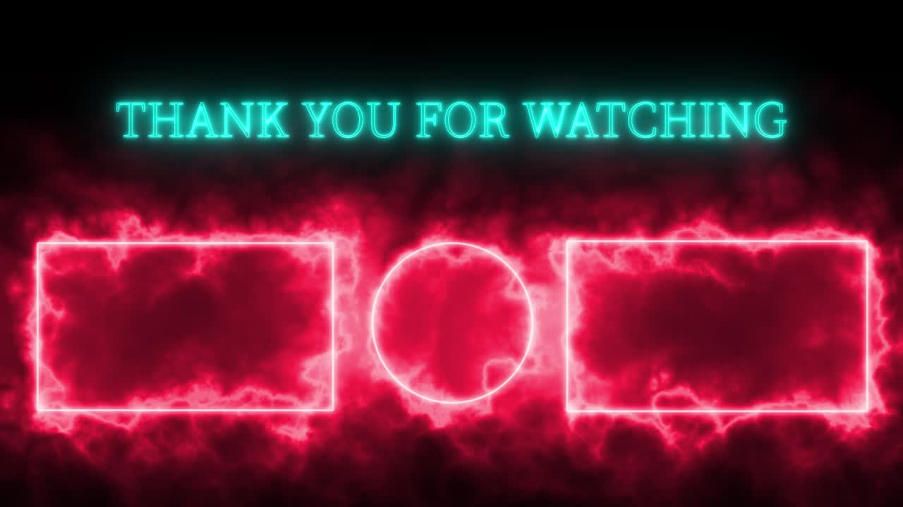 반이는 끝 카드 끝 화면 모션 그래픽