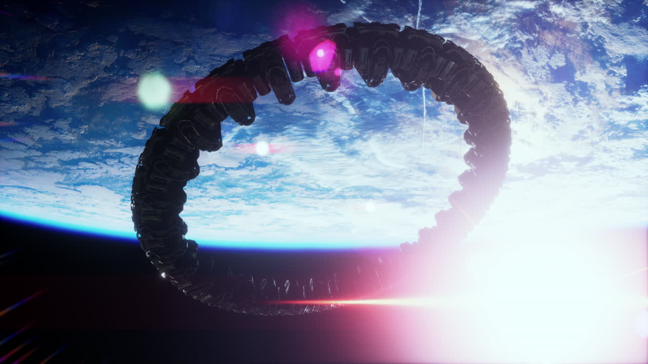 nave espacial ufo flotando en el cielo elementos proporcionados por la nasa