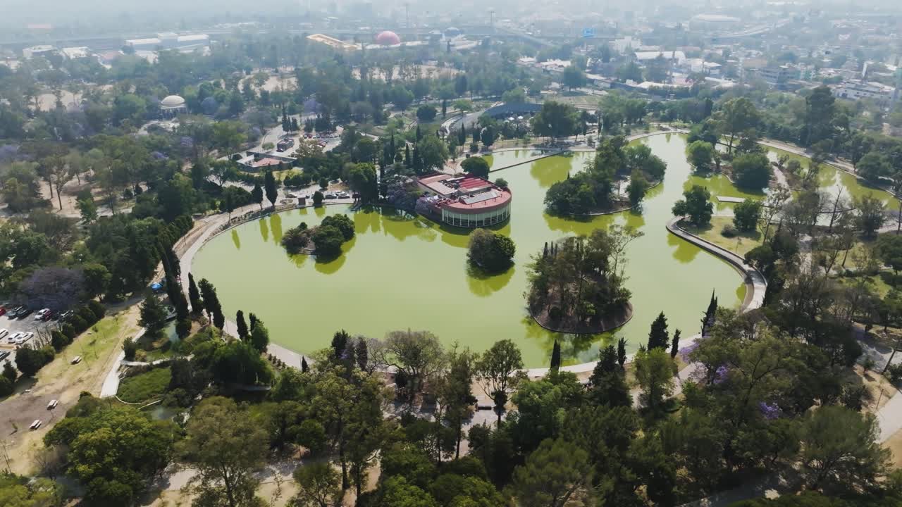 Stunning Shot Of Chapultepec Park, Natural Green Forest At Sunny Day, Mexico