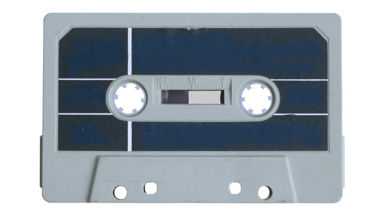 el giro de las cintas de casete retro vintage
