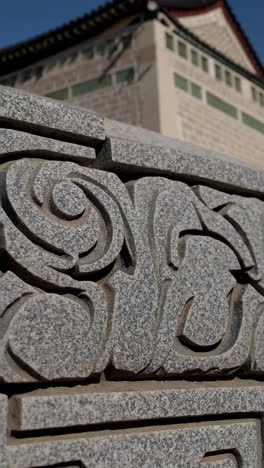 ornate stone carving detail