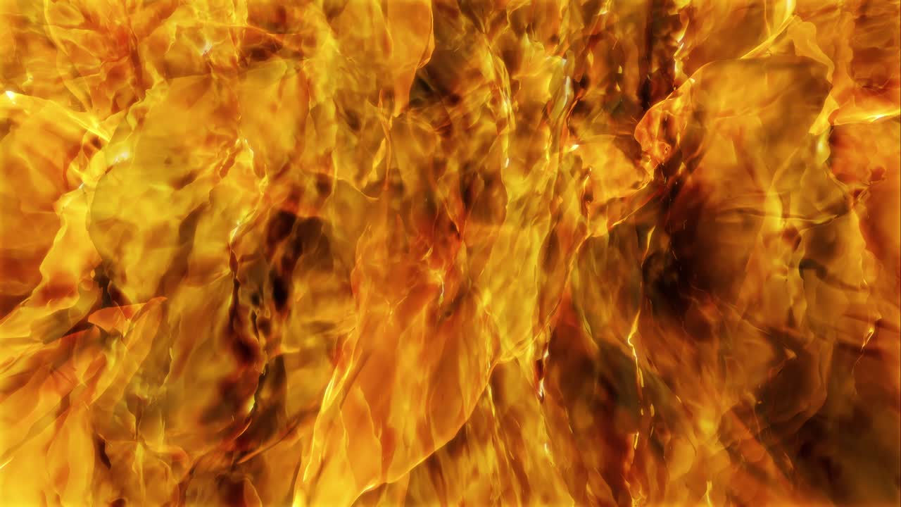 Slow Motion Abstract Liquid Fire Background Loop