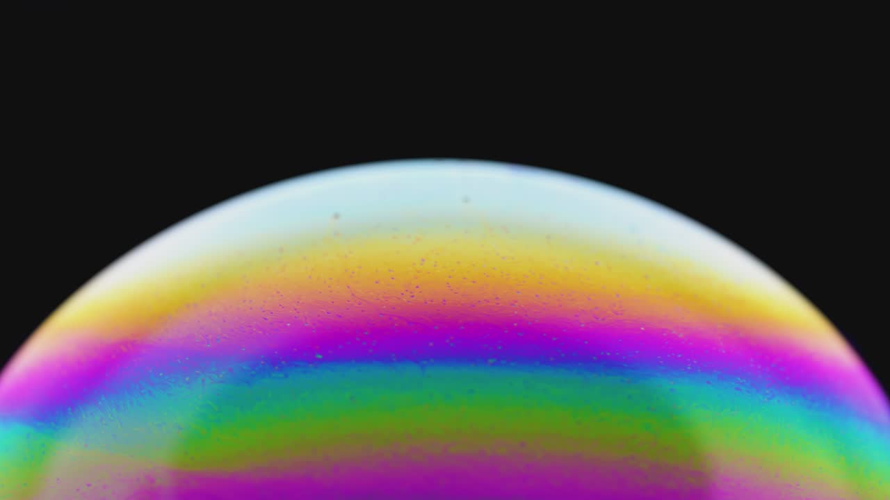 burbuja de jabón macro colorido psicodélico