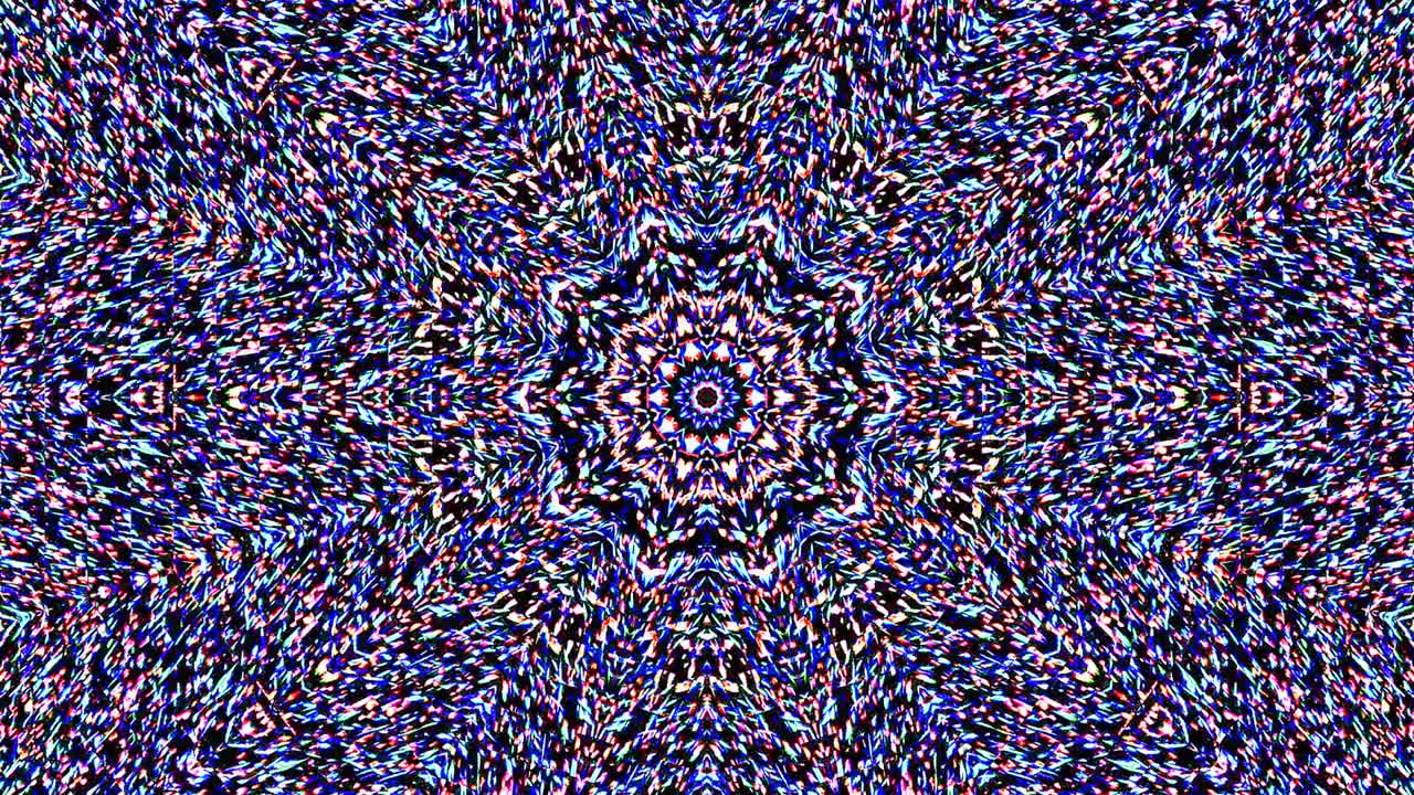Bright abstract light governing full color, kaleidoscope