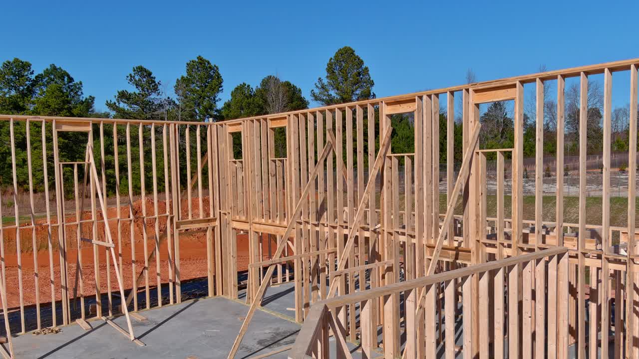 desarrollo de viviendas vista construcción de nuevas casas residenciales.