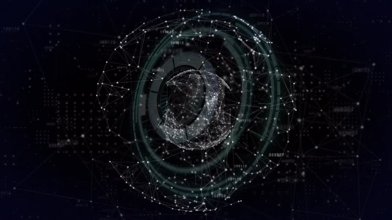 Animation of scope scanning over network of connections