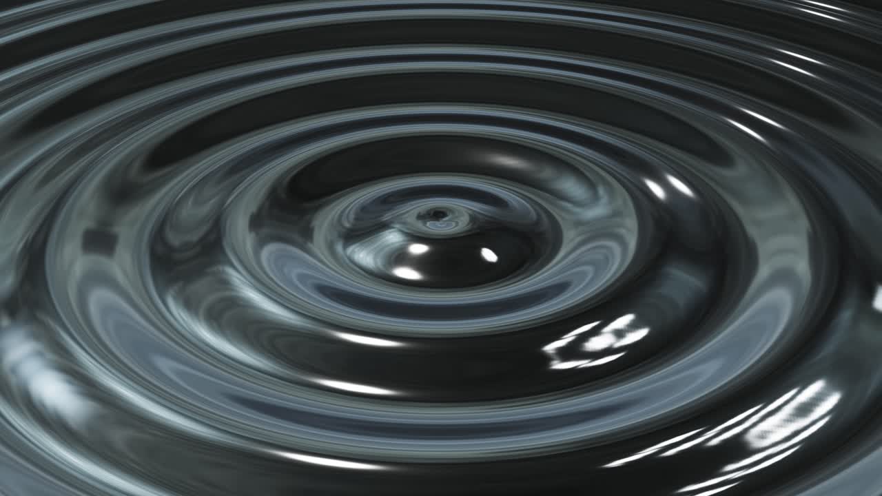 추상 루프 파동 금속 3d 파동