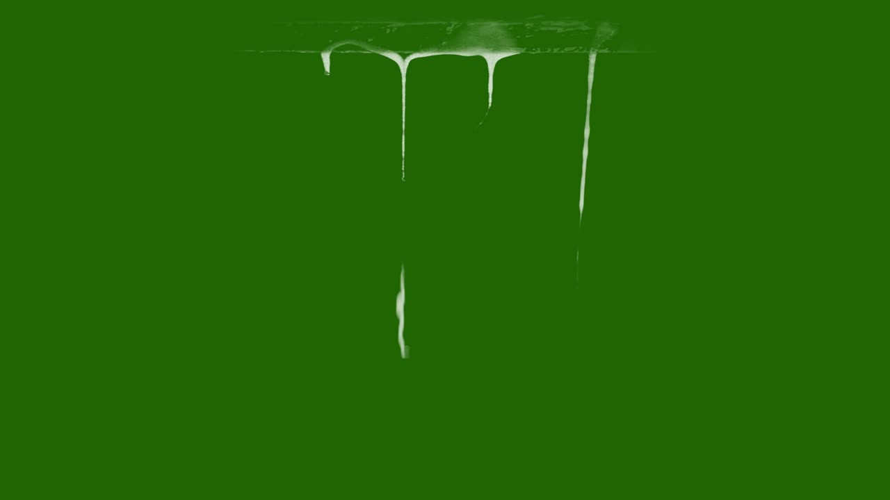 진이 흘러내리는 것