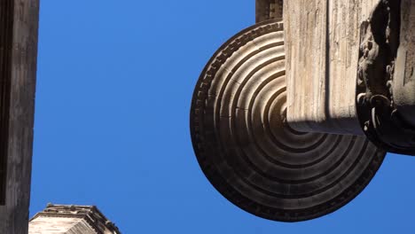 interesting ancient architecture in the old city of barcelona