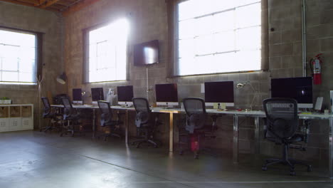 empty interior of modern design office shot on r3d