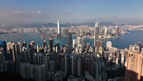 a view of a city from a high point of view