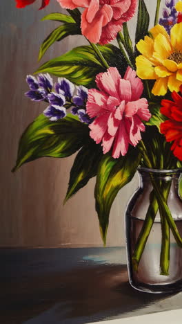 colorful floral still life painting