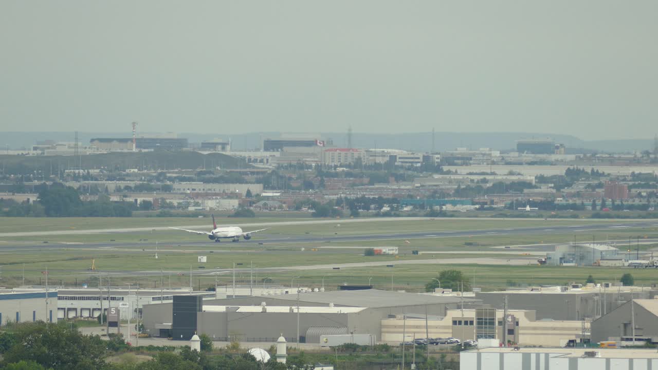 비행기 출발 공항 활주로, 망원, 운송 개념에서 이륙