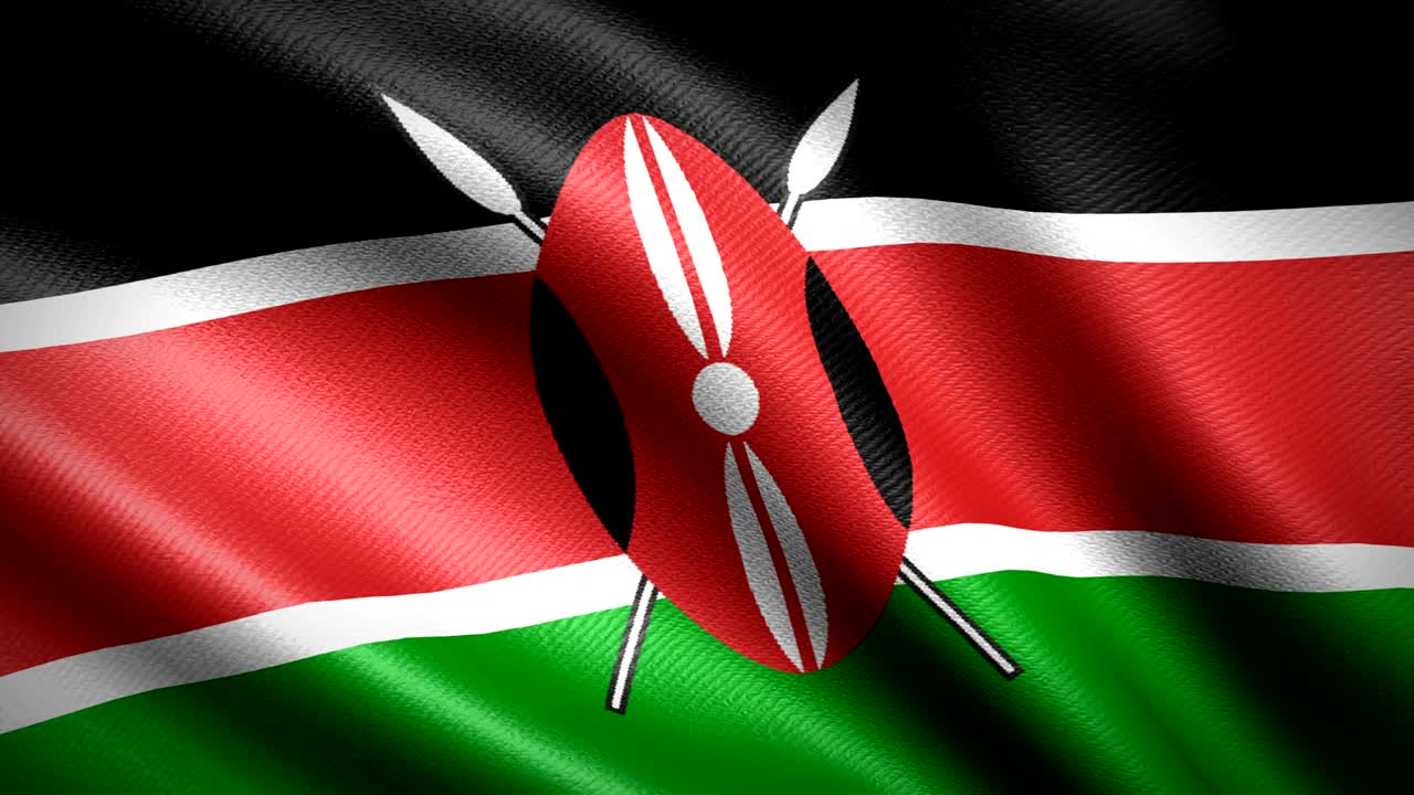 케냐의 발, 시엄리스 루프 애니메이션, 4k 고해상도 비디오