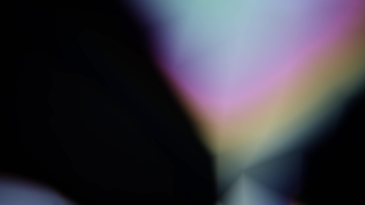 Abstract Colorful Light Leaks and Lens Flare Transition