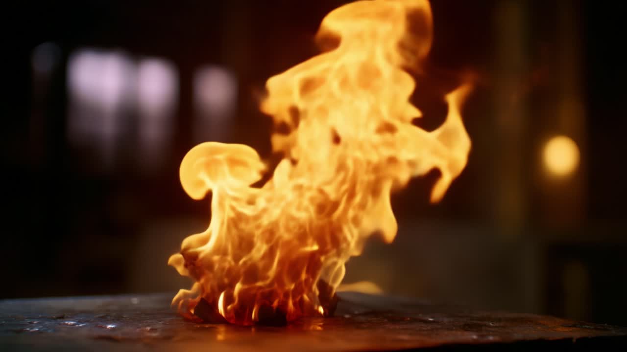 Captivating Flames: A Stunning Visual Journey Through Fire's Dance Captured in Two Frames, Showcasing Its Elegance and Destructive Power in Vivid Detail