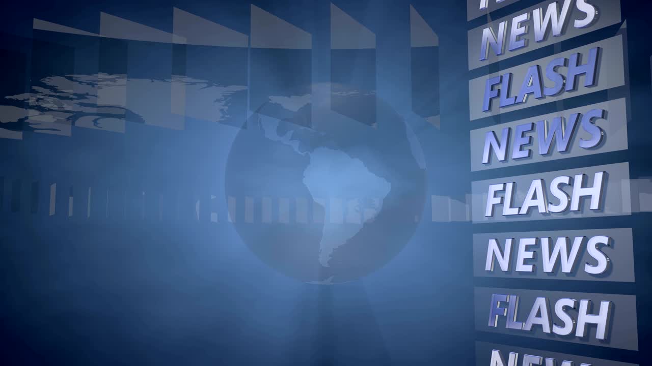 transmisión de fondo con un globo giratorio en 4k