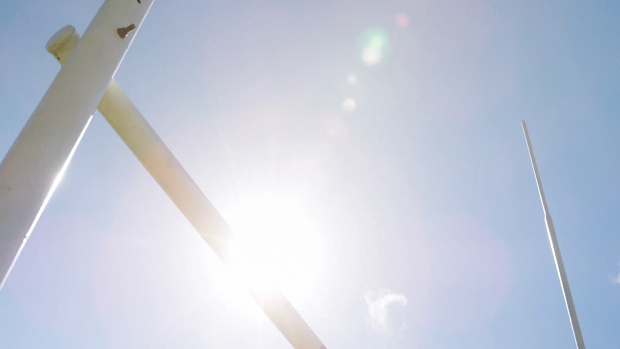 регби гольф пост против солнца 4k