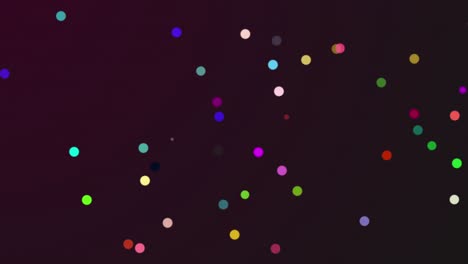 shiny confetti on dark pink purple background. new year party. festive glitter texture. disco colorful bokeh background. colorful garland lights texture. abstract background.