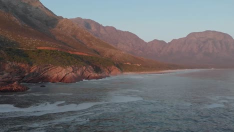 Video-of-beautiful-view-of-the-sea-coast-with-waves-and-rocks