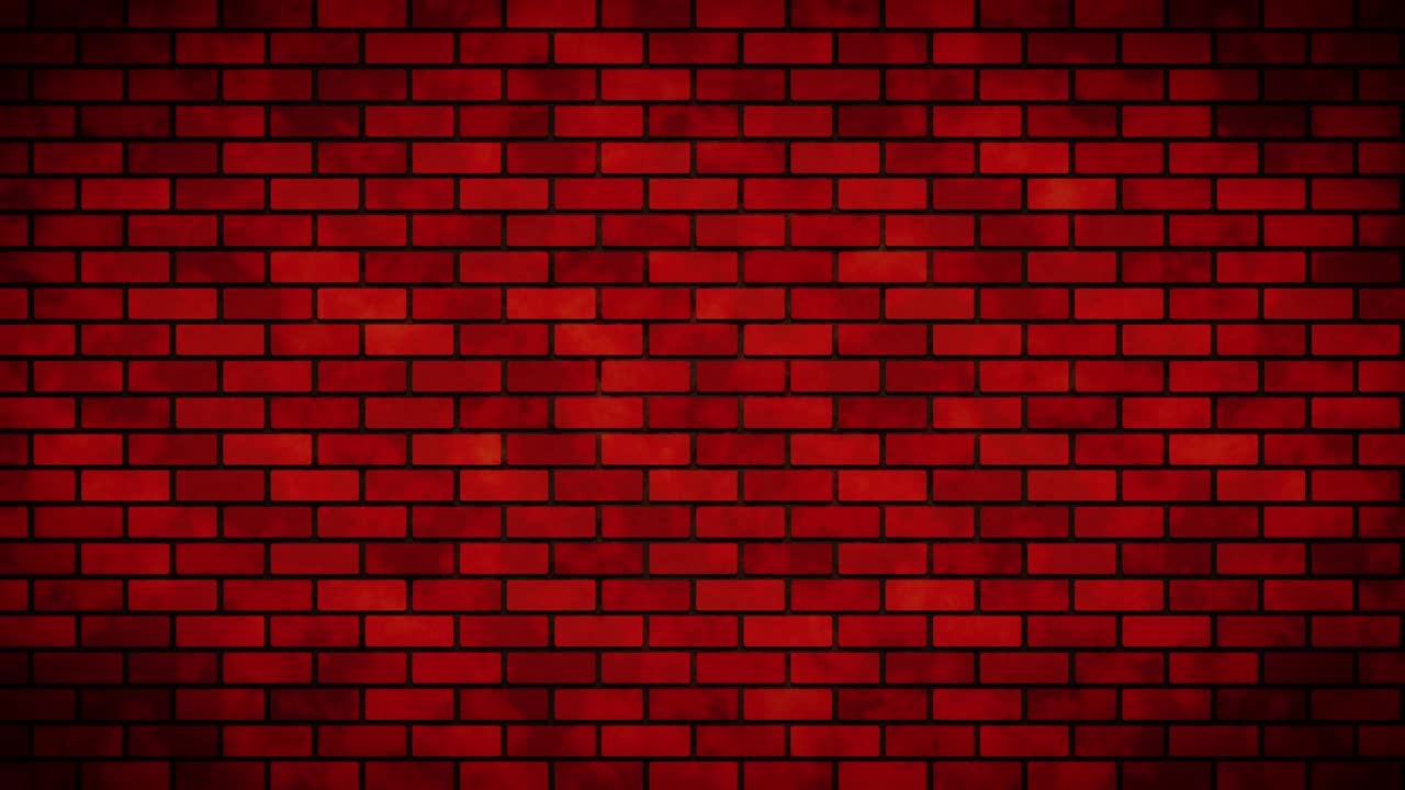 la pared de ladrillo.