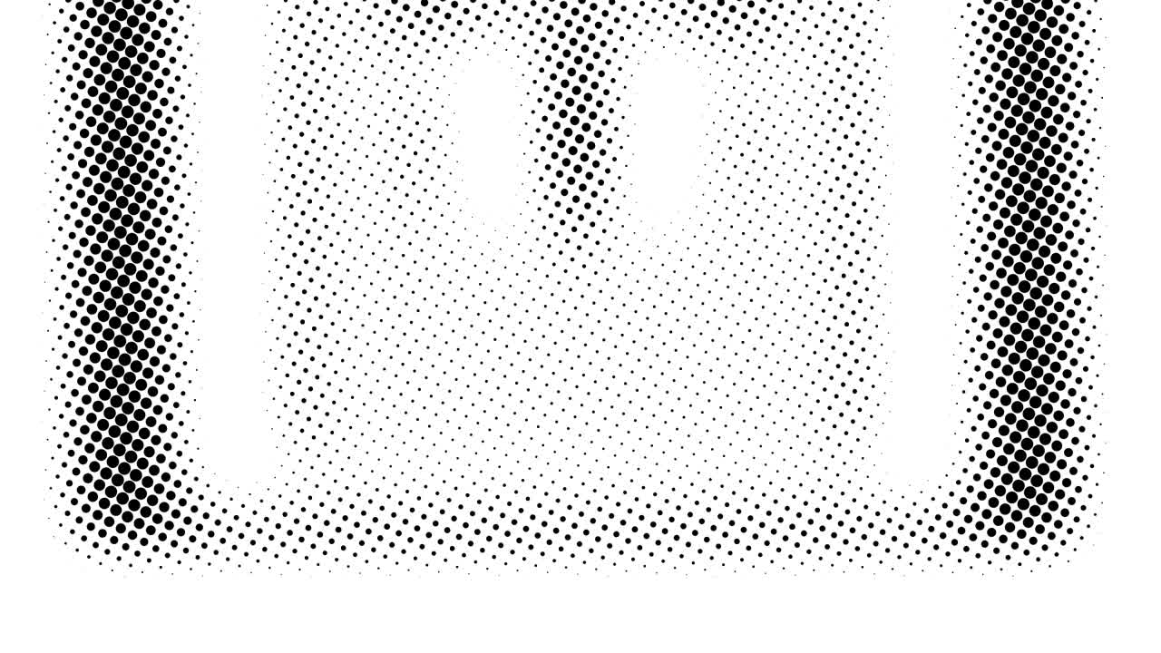 medio tono de muchos puntos, fondo abstracto generado por computadora, fondo de renderización 3d con efecto de ilusión óptica