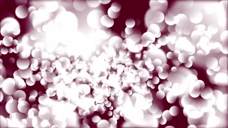 luces abstractas blancas animación de fondo bokeh. luces bokeh de círculo.