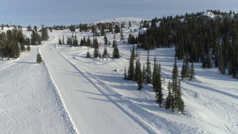 Luftaufnahme-Der-Verschneiten-Route