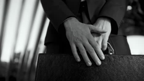 businessman with briefcase