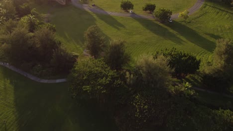 Bird's-eye-view-of-American-Memorial-Park-at-Saipan,-Northern-Mariana-Islands