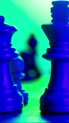 chess pieces in vertical video