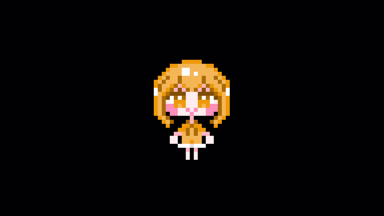 Pixel girl 01 Waiting Looping animation. 1080p (8).mov