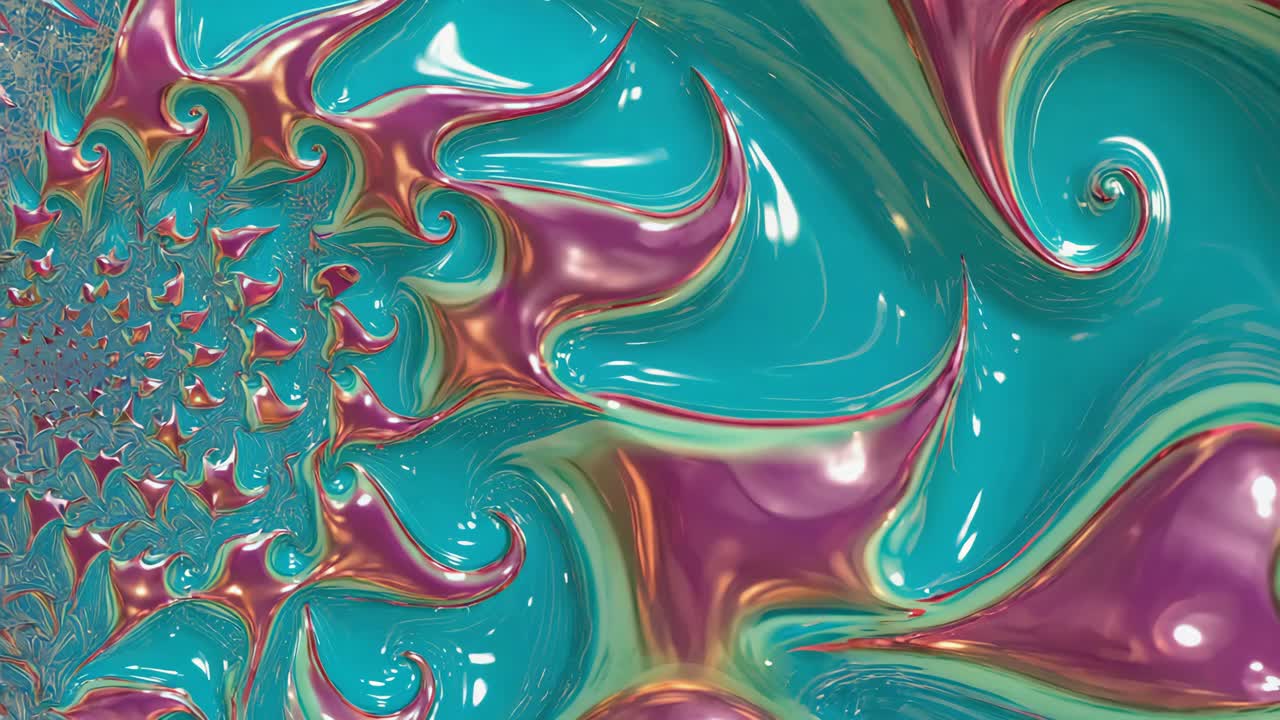 arte fractal abstracto