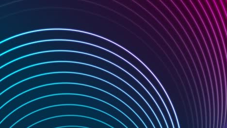 círculos brillantes de neón ultravioleta azul animación de video